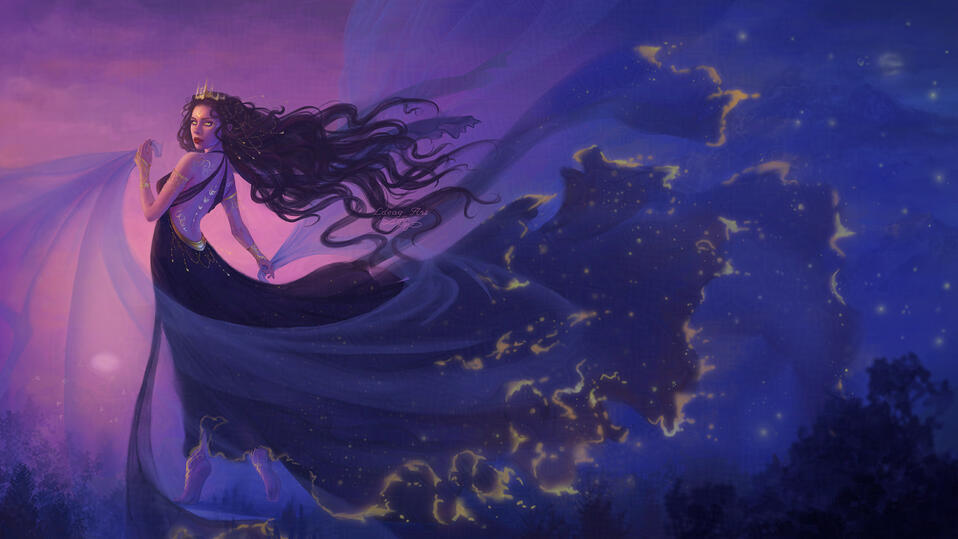 Nyx, goddess of the night
